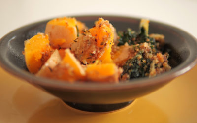 Crumble salé butternut-orties
